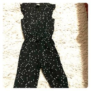 Star print jumpsuit